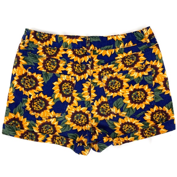 Forever 21 Sunflower Shorts - Picture 2 of 6